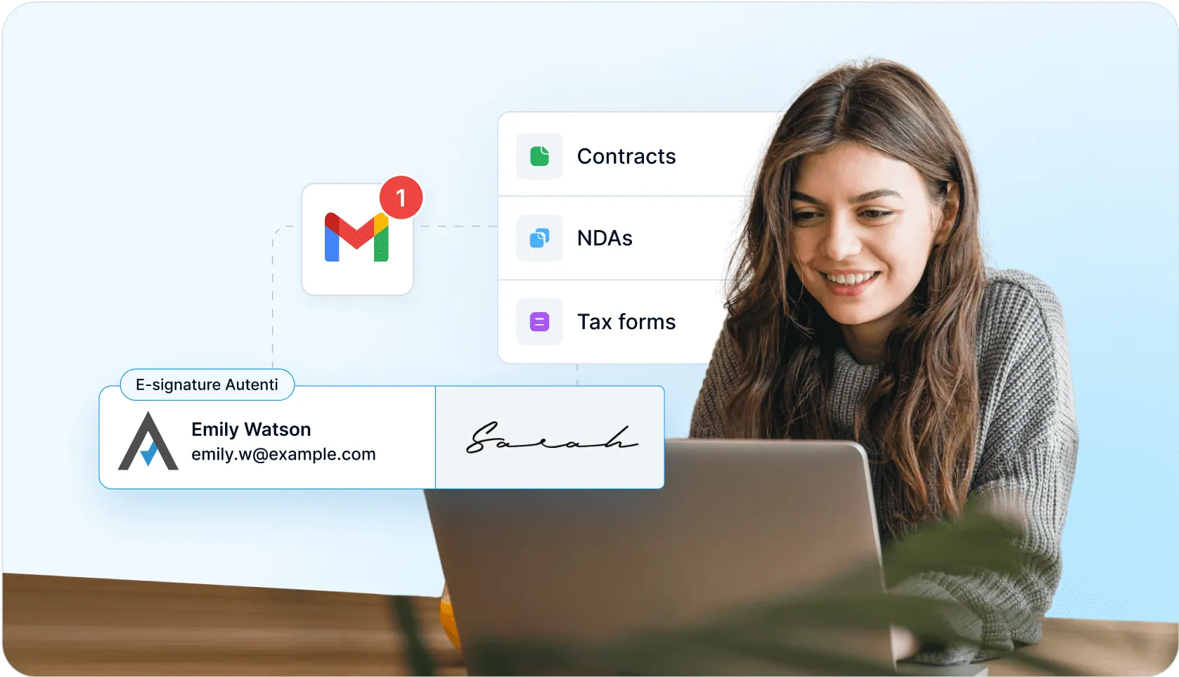 Sign documents with new hires before they even join HRM