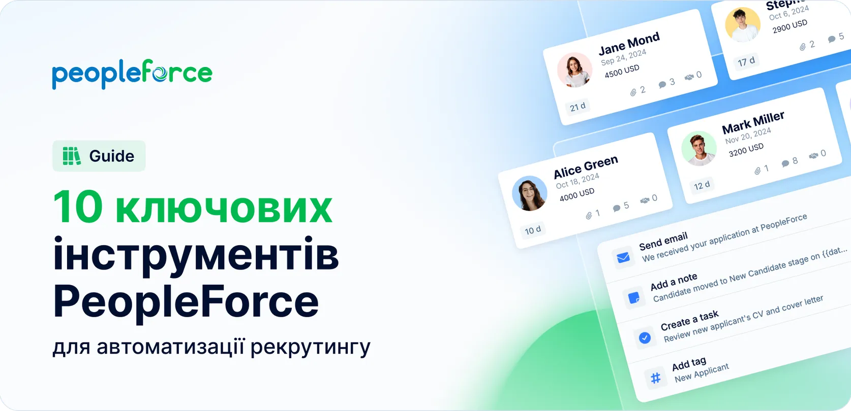 10 рекрутинг-завдань, які можна автоматизувати за допомогою PeopleForce